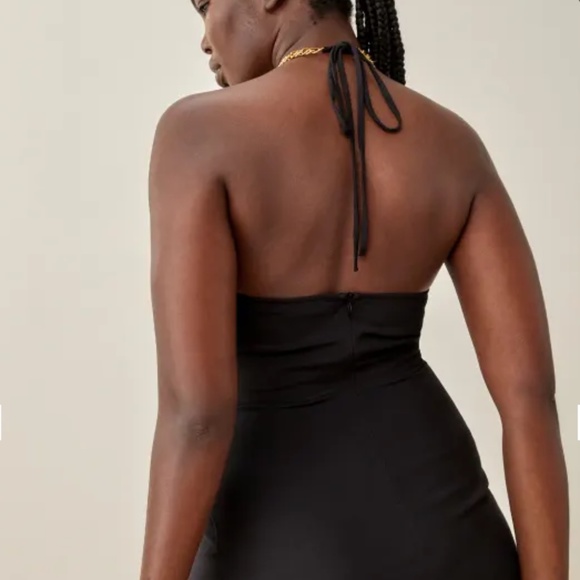 NWT Reformation Aidan Dress | Sustainable Chic Feminine Midi Dress - Picture 4 of 6